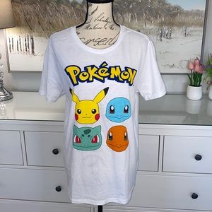 Pokémon Group Graphic Short Sleeve T-Shirt Unisex Size Adult Medium